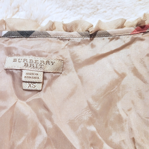 Burberry Brit Silk Blouse Size XS - Picture 6 of 7